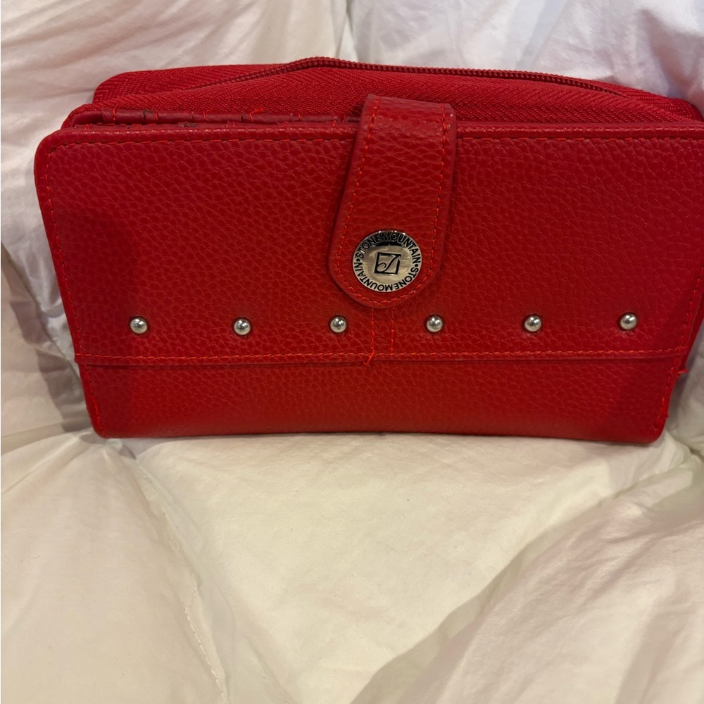 Chic Red Women's Wallet